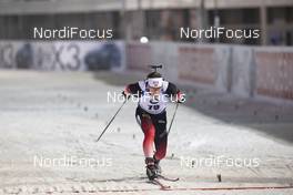 06.03.2020, Nove Mesto, Czech Republic (CZE): Sturla Holm Laegreid (NOR) - IBU World Cup Biathlon, sprint men, Nove Mesto (CZE). www.nordicfocus.com. © Manzoni/NordicFocus. Every downloaded picture is fee-liable.