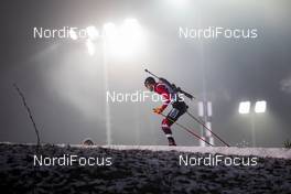 06.03.2020, Nove Mesto, Czech Republic (CZE): Dominik Landertinger (AUT) - IBU World Cup Biathlon, sprint men, Nove Mesto (CZE). www.nordicfocus.com. © Manzoni/NordicFocus. Every downloaded picture is fee-liable.