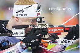 06.03.2020, Nove Mesto, Czech Republic (CZE): Johannes Thingnes Boe (NOR) - IBU World Cup Biathlon, sprint men, Nove Mesto (CZE). www.nordicfocus.com. © Manzoni/NordicFocus. Every downloaded picture is fee-liable.