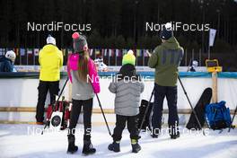 04.03.2020, Nove Mesto, Czech Republic (CZE): Event Feature: young coaches at the shooting range - IBU world cup biathlon, training, Nove Mesto (CZE). www.nordicfocus.com. © Manzoni/NordicFocus. Every downloaded picture is fee-liable.
