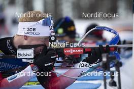 14.03.2020, Kontiolahti, Finland (FIN): Johannes Thingnes Boe (NOR) -  IBU world cup biathlon, pursuit men, Kontiolahti (FIN). www.nordicfocus.com. © Manzoni/NordicFocus. Every downloaded picture is fee-liable.