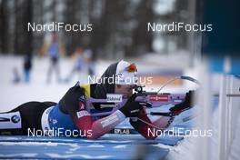 14.03.2020, Kontiolahti, Finland (FIN): Vetle Sjaastad Christiansen (NOR) -  IBU world cup biathlon, pursuit men, Kontiolahti (FIN). www.nordicfocus.com. © Manzoni/NordicFocus. Every downloaded picture is fee-liable.