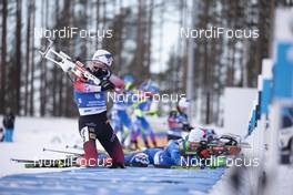 14.03.2020, Kontiolahti, Finland (FIN): Tarjei Boe (NOR) -  IBU world cup biathlon, pursuit men, Kontiolahti (FIN). www.nordicfocus.com. © Manzoni/NordicFocus. Every downloaded picture is fee-liable.