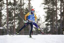 14.03.2020, Kontiolahti, Finland (FIN): Johannes Kuehn (GER) -  IBU world cup biathlon, pursuit men, Kontiolahti (FIN). www.nordicfocus.com. © Manzoni/NordicFocus. Every downloaded picture is fee-liable.