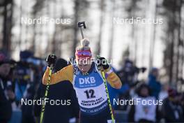 14.03.2020, Kontiolahti, Finland (FIN): Karolin Horchler (GER) -  IBU world cup biathlon, pursuit women, Kontiolahti (FIN). www.nordicfocus.com. © Manzoni/NordicFocus. Every downloaded picture is fee-liable.