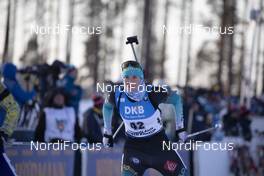 14.03.2020, Kontiolahti, Finland (FIN): Anais Bescond (FRA) -  IBU world cup biathlon, pursuit women, Kontiolahti (FIN). www.nordicfocus.com. © Manzoni/NordicFocus. Every downloaded picture is fee-liable.