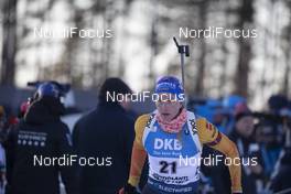 14.03.2020, Kontiolahti, Finland (FIN): Vanessa Hinz (GER) -  IBU world cup biathlon, pursuit women, Kontiolahti (FIN). www.nordicfocus.com. © Manzoni/NordicFocus. Every downloaded picture is fee-liable.