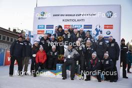 14.03.2020, Kontiolahti, Finland (FIN): Kaisa Makarainen (FIN), Mari Eder (FIN), (l-r) -  IBU world cup biathlon, pursuit women, Kontiolahti (FIN). www.nordicfocus.com. © Manzoni/NordicFocus. Every downloaded picture is fee-liable.