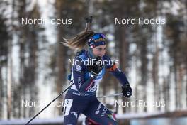 14.03.2020, Kontiolahti, Finland (FIN): Lisa Vittozzi (ITA) -  IBU world cup biathlon, pursuit women, Kontiolahti (FIN). www.nordicfocus.com. © Manzoni/NordicFocus. Every downloaded picture is fee-liable.