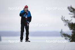 12.03.2020, Kontiolahti, Finland (FIN): Eberhard Roesch (GER), coach team Belgium -  IBU World Cup Biathlon, sprint men, Kontiolahti (FIN). www.nordicfocus.com. © Manzoni/NordicFocus. Every downloaded picture is fee-liable.