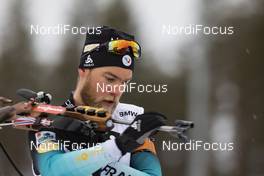 12.03.2020, Kontiolahti, Finland (FIN): Antonin Guigonnat (FRA) -  IBU World Cup Biathlon, sprint men, Kontiolahti (FIN). www.nordicfocus.com. © Manzoni/NordicFocus. Every downloaded picture is fee-liable.