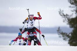 12.03.2020, Kontiolahti, Finland (FIN): Felix Leitner (AUT) -  IBU World Cup Biathlon, sprint men, Kontiolahti (FIN). www.nordicfocus.com. © Manzoni/NordicFocus. Every downloaded picture is fee-liable.