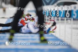 12.03.2020, Kontiolahti, Finland (FIN): Scott Gow (CAN) -  IBU World Cup Biathlon, sprint men, Kontiolahti (FIN). www.nordicfocus.com. © Manzoni/NordicFocus. Every downloaded picture is fee-liable.