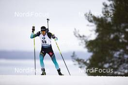 12.03.2020, Kontiolahti, Finland (FIN): Quentin Fillon Maillet (FRA) -  IBU World Cup Biathlon, sprint men, Kontiolahti (FIN). www.nordicfocus.com. © Manzoni/NordicFocus. Every downloaded picture is fee-liable.