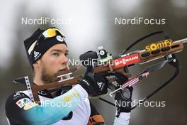 12.03.2020, Kontiolahti, Finland (FIN): Antonin Guigonnat (FRA) -  IBU World Cup Biathlon, sprint men, Kontiolahti (FIN). www.nordicfocus.com. © Manzoni/NordicFocus. Every downloaded picture is fee-liable.