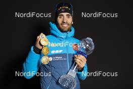 14.03.2020, Kontiolahti, Finland (FIN): Martin Fourcade (FRA) -  IBU World Cup Biathlon, cups, Kontiolahti (FIN). www.nordicfocus.com. © Manzoni/NordicFocus. Every downloaded picture is fee-liable.