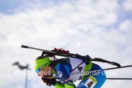26.02.2020, Minsk-Raubichi, Belarus (BLR): Iryna Kryuko (BLR) - IBU Open European Championships Biathlon, SuperSprint women, Minsk-Raubichi (BLR). www.nordicfocus.com. © Manzoni/NordicFocus. Every downloaded picture is fee-liable.