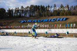 27.02.2020, Minsk-Raubichi, Belarus (BLR): Iryna Kryuko (BLR) - IBU Open European Championships Biathlon, relay mixed, Minsk-Raubichi (BLR). www.nordicfocus.com. © Manzoni/NordicFocus. Every downloaded picture is fee-liable.