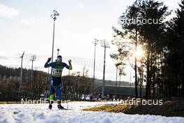 27.02.2020, Minsk-Raubichi, Belarus (BLR): Anton Smolski (BLR) - IBU Open European Championships Biathlon, relay mixed, Minsk-Raubichi (BLR). www.nordicfocus.com. © Manzoni/NordicFocus. Every downloaded picture is fee-liable.