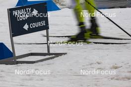 25.02.2020, Minsk-Raubichi, Belarus (BLR): Feature: Track atmosphere  - IBU Open European Championships Biathlon, training, Minsk-Raubichi (BLR). www.nordicfocus.com. © Manzoni/NordicFocus. Every downloaded picture is fee-liable.