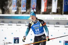 19.02.2020, Antholz, Italy (ITA): Fabien Claude (FRA) - IBU world championships biathlon, individual men, Antholz (ITA). www.nordicfocus.com. © Manzoni/NordicFocus. Every downloaded picture is fee-liable.