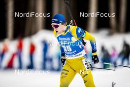 19.02.2020, Antholz, Italy (ITA): Sebastian Samuelsson (SWE) - IBU World Championships Biathlon, individual men, Antholz (ITA). www.nordicfocus.com. © Modica/NordicFocus. Every downloaded picture is fee-liable.