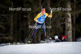 19.02.2020, Antholz, Italy (ITA): Johannes Kuehn (GER) - IBU World Championships Biathlon, individual men, Antholz (ITA). www.nordicfocus.com. © Modica/NordicFocus. Every downloaded picture is fee-liable.