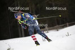 19.02.2020, Antholz, Italy (ITA): Sean Doherty (USA) - IBU world championships biathlon, individual men, Antholz (ITA). www.nordicfocus.com. © Manzoni/NordicFocus. Every downloaded picture is fee-liable.
