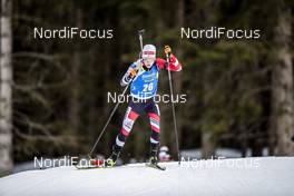 19.02.2020, Antholz, Italy (ITA): Felix Leitner (AUT) - IBU World Championships Biathlon, individual men, Antholz (ITA). www.nordicfocus.com. © Modica/NordicFocus. Every downloaded picture is fee-liable.