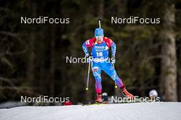 19.02.2020, Antholz, Italy (ITA): Evgeniy Garanichev (RUS) - IBU World Championships Biathlon, individual men, Antholz (ITA). www.nordicfocus.com. © Modica/NordicFocus. Every downloaded picture is fee-liable.