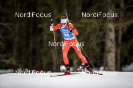 19.02.2020, Antholz, Italy (ITA): Christian Gow (CAN) - IBU World Championships Biathlon, individual men, Antholz (ITA). www.nordicfocus.com. © Modica/NordicFocus. Every downloaded picture is fee-liable.