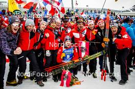 19.02.2020, Antholz, Italy (ITA): Dominik Landertinger (AUT) - IBU World Championships Biathlon, individual men, Antholz (ITA). www.nordicfocus.com. © Modica/NordicFocus. Every downloaded picture is fee-liable.