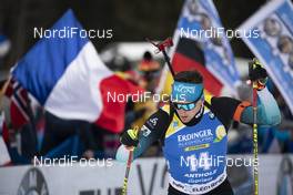 19.02.2020, Antholz, Italy (ITA): Fabien Claude (FRA) - IBU world championships biathlon, individual men, Antholz (ITA). www.nordicfocus.com. © Manzoni/NordicFocus. Every downloaded picture is fee-liable.