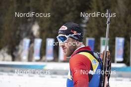 19.02.2020, Antholz, Italy (ITA): Dominik Landertinger (AUT) - IBU world championships biathlon, individual men, Antholz (ITA). www.nordicfocus.com. © Manzoni/NordicFocus. Every downloaded picture is fee-liable.