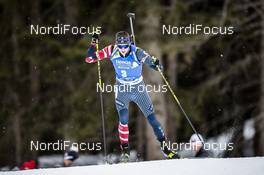 19.02.2020, Antholz, Italy (ITA): Sean Doherty (USA) - IBU World Championships Biathlon, individual men, Antholz (ITA). www.nordicfocus.com. © Modica/NordicFocus. Every downloaded picture is fee-liable.