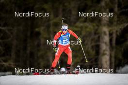19.02.2020, Antholz, Italy (ITA): Christian Gow (CAN) - IBU World Championships Biathlon, individual men, Antholz (ITA). www.nordicfocus.com. © Modica/NordicFocus. Every downloaded picture is fee-liable.