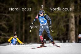 19.02.2020, Antholz, Italy (ITA): Paul Schommer (USA) - IBU World Championships Biathlon, individual men, Antholz (ITA). www.nordicfocus.com. © Modica/NordicFocus. Every downloaded picture is fee-liable.