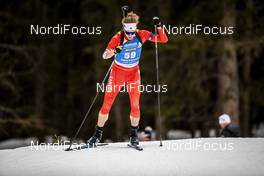 19.02.2020, Antholz, Italy (ITA): Jules Burnotte (CAN) - IBU World Championships Biathlon, individual men, Antholz (ITA). www.nordicfocus.com. © Modica/NordicFocus. Every downloaded picture is fee-liable.