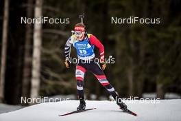 19.02.2020, Antholz, Italy (ITA): Simon Eder (AUT) - IBU World Championships Biathlon, individual men, Antholz (ITA). www.nordicfocus.com. © Modica/NordicFocus. Every downloaded picture is fee-liable.
