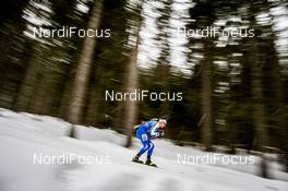 19.02.2020, Antholz, Italy (ITA): Olli Hiidensalo (FIN) - IBU World Championships Biathlon, individual men, Antholz (ITA). www.nordicfocus.com. © Modica/NordicFocus. Every downloaded picture is fee-liable.