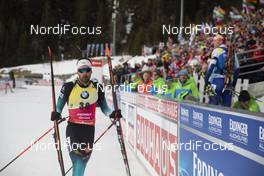 19.02.2020, Antholz, Italy (ITA): Martin Fourcade (FRA) - IBU world championships biathlon, individual men, Antholz (ITA). www.nordicfocus.com. © Manzoni/NordicFocus. Every downloaded picture is fee-liable.