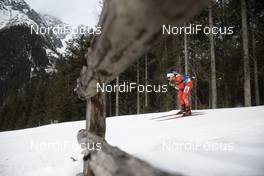 19.02.2020, Antholz, Italy (ITA): Christian Gow (CAN) - IBU world championships biathlon, individual men, Antholz (ITA). www.nordicfocus.com. © Manzoni/NordicFocus. Every downloaded picture is fee-liable.
