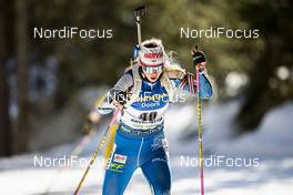 18.02.2020, Antholz, Italy (ITA): Suvi Minkkinen (FIN) - IBU World Championships Biathlon, individual women, Antholz (ITA). www.nordicfocus.com. © Modica/NordicFocus. Every downloaded picture is fee-liable.
