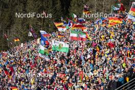 18.02.2020, Antholz, Italy (ITA): Event Feature: Fans celebrate - IBU World Championships Biathlon, individual women, Antholz (ITA). www.nordicfocus.com. © Manzoni/NordicFocus. Every downloaded picture is fee-liable.