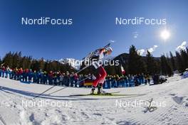 18.02.2020, Antholz, Italy (ITA): Tiril Eckhoff (NOR) - IBU World Championships Biathlon, individual women, Antholz (ITA). www.nordicfocus.com. © Manzoni/NordicFocus. Every downloaded picture is fee-liable.