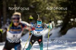 18.02.2020, Antholz, Italy (ITA): Julia Simon (FRA) - IBU World Championships Biathlon, individual women, Antholz (ITA). www.nordicfocus.com. © Modica/NordicFocus. Every downloaded picture is fee-liable.