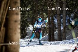 18.02.2020, Antholz, Italy (ITA): Julia Simon (FRA) - IBU World Championships Biathlon, individual women, Antholz (ITA). www.nordicfocus.com. © Modica/NordicFocus. Every downloaded picture is fee-liable.