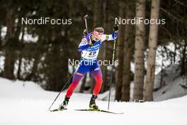 23.02.2020, Antholz, Italy (ITA): Martin Otcenas (SVK) - IBU world championships biathlon, mass men, Antholz (ITA). www.nordicfocus.com. © Modica/NordicFocus. Every downloaded picture is fee-liable.
