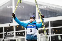 23.02.2020, Antholz, Italy (ITA): Quentin Fillon Maillet (FRA) - IBU world championships biathlon, mass men, Antholz (ITA). www.nordicfocus.com. © Modica/NordicFocus. Every downloaded picture is fee-liable.