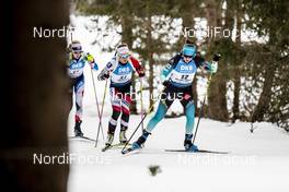 23.02.2020, Antholz, Italy (ITA): Julia Simon (FRA), Katharina Innerhofer (AUT), (l-r) - IBU world championships biathlon, mass women, Antholz (ITA). www.nordicfocus.com. © Modica/NordicFocus. Every downloaded picture is fee-liable.